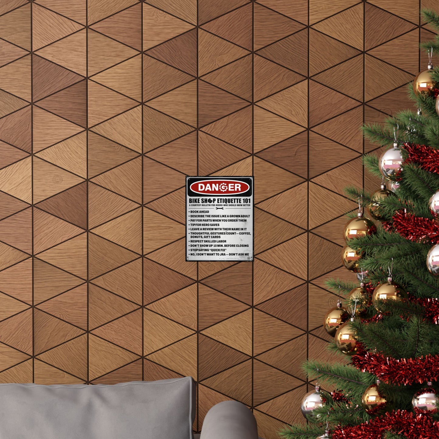 US Safety Sign Edition (Q1) — Bike Shop Etiquette 101