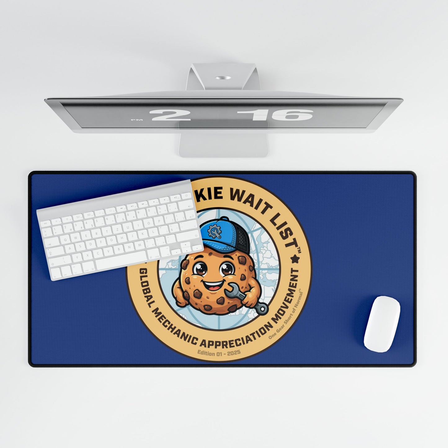 Cookie Wait List Mechanic Workbench Pad – Official Desk Mat with Movement Badge