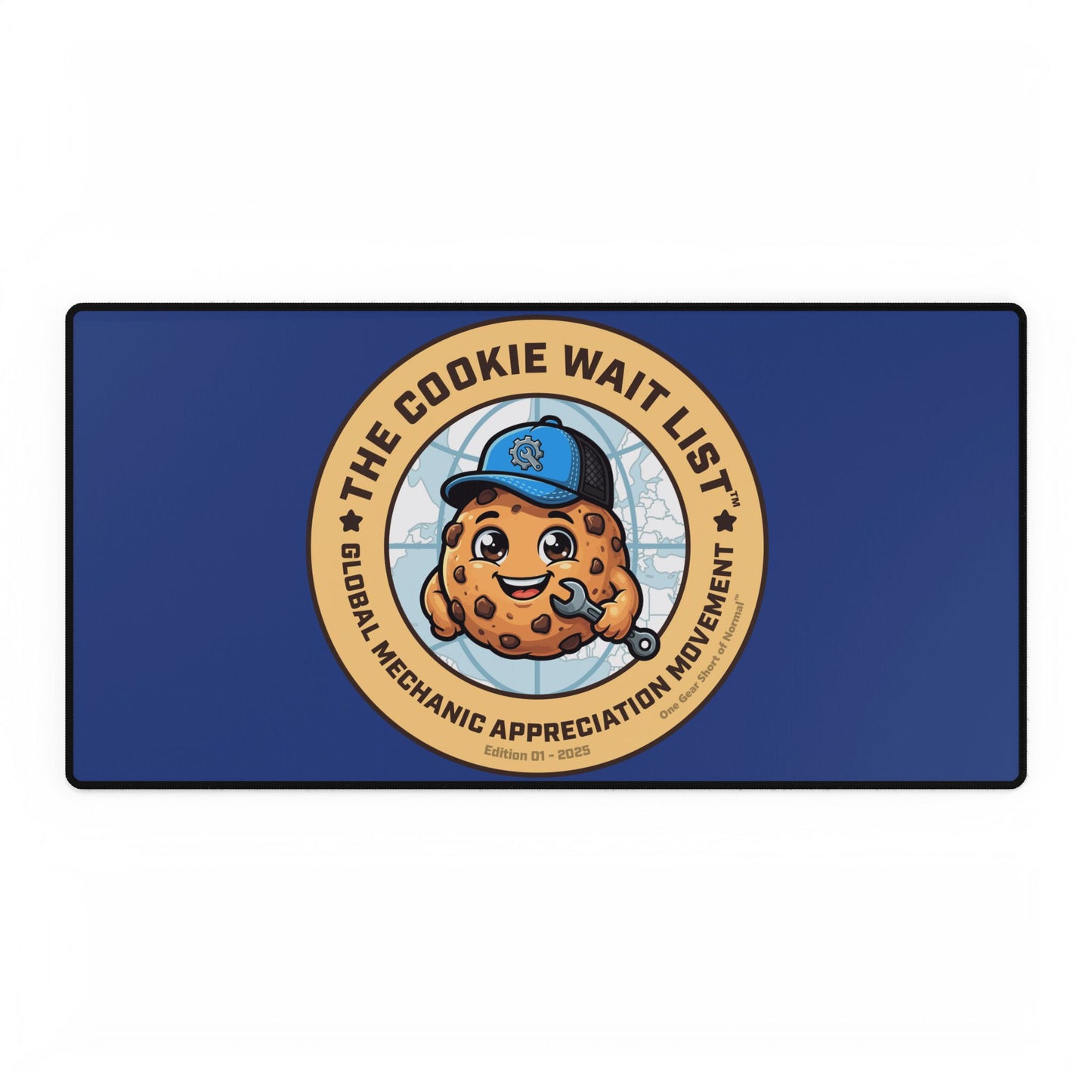 Cookie Wait List Mechanic Workbench Pad – Official Desk Mat with Movement Badge